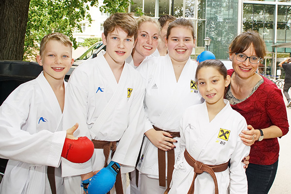 Karate Union Walserfeld beim Tag des Sports