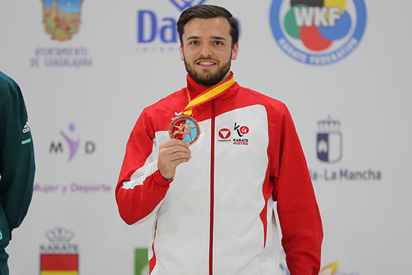 54. EKF Europameisterschaft in Guadalajara: Stefan Pokorny holt erneut EM-Bronze